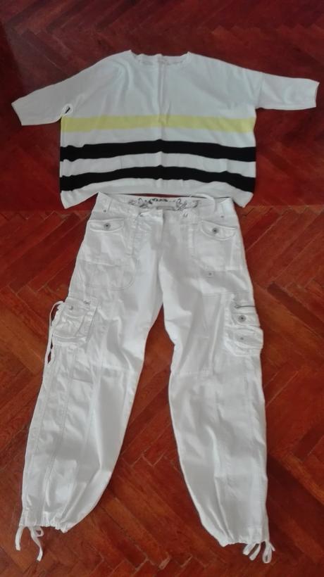 Nohavice a letný pulovrik next 42, next,42