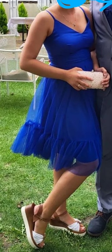 Šaty elegantné, balerina, m