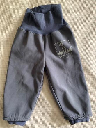 Softshelove nohavice  unuo 80/86, unuo,80