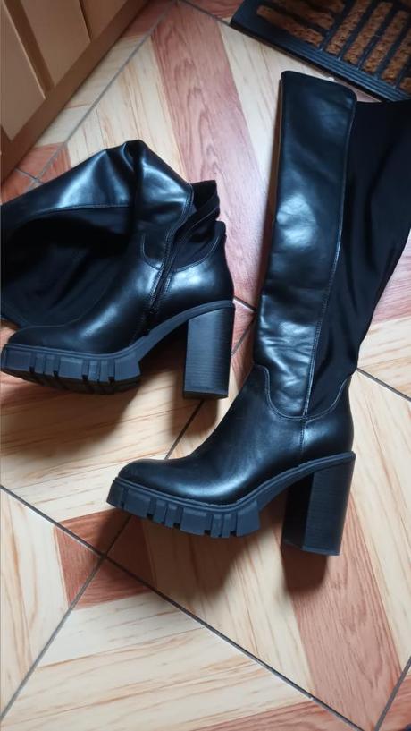 Vysoké čižmy aj výmena, deichmann,40