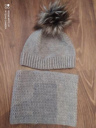 Čiapka+nákrčník, 128