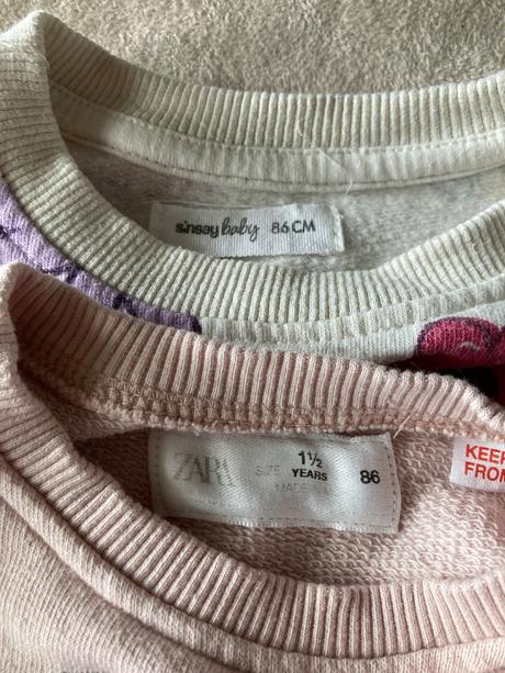 Mikinky kvetinky a stromček 86, zara,86