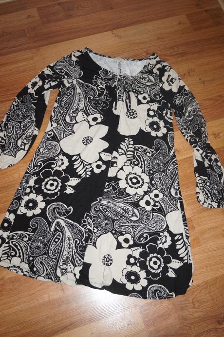 Kvetinové šaty, papaya,40