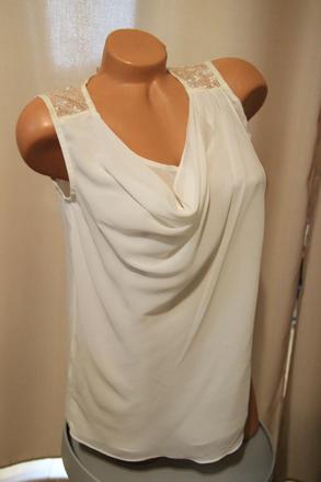 Elegantný biely top, promod, s/m, promod,s