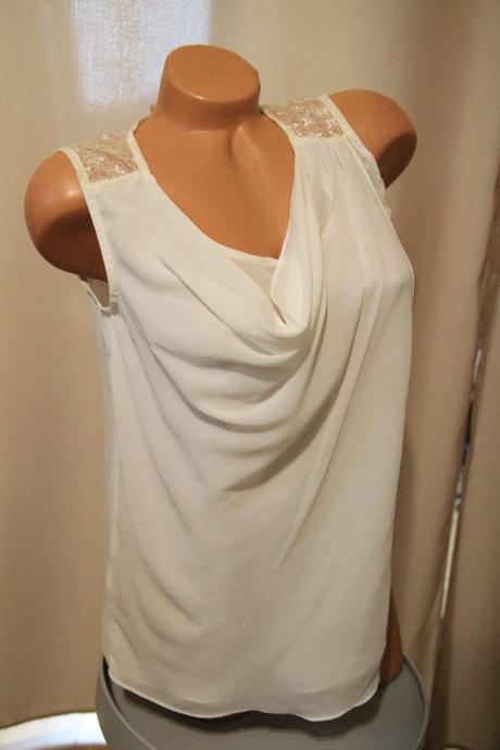 Elegantný biely top, promod, s/m, promod,s