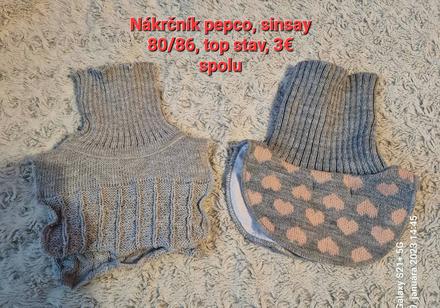 Nákrčník sinsay, pepco 80/86, sinsay,80