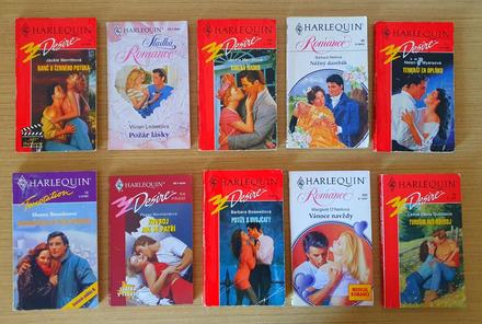 Knihy harlequin za 0,20 eur, 