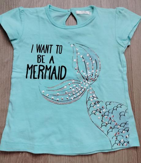 Tričko "morská panna", baby,86