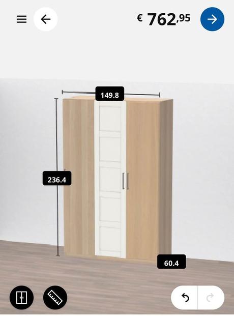 Ikea skriňa pax 150x240x60,