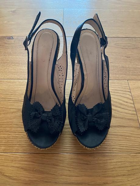 Čierne sandálky 39, 39