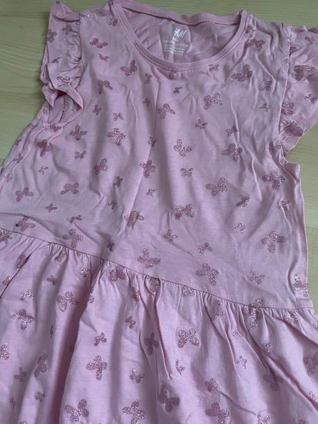 Šaty motýlik 8-10 rokov, h&m,140