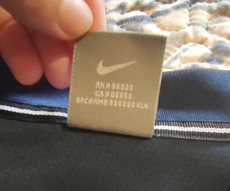 Modré nike l, nike,l