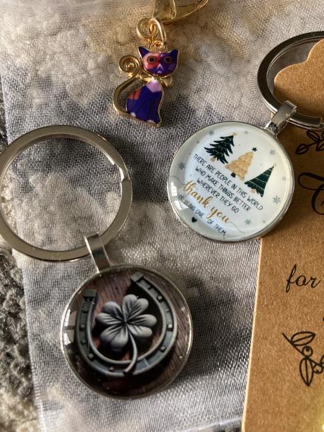 Prívesky na kľúče 4ks, 