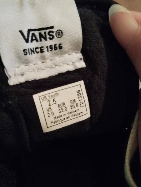 Detské tenisky, vans,33