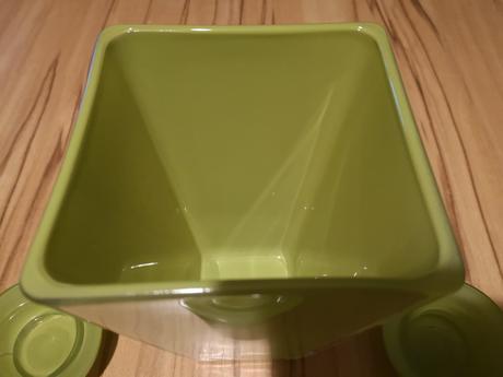 Váza zelená so svietnikmi, 