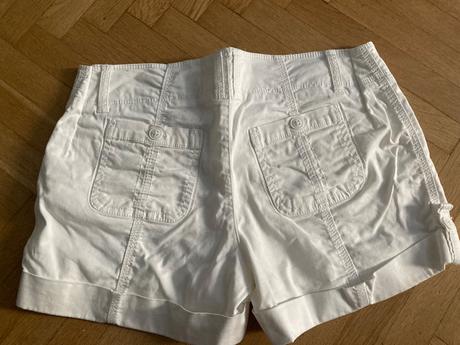 Letné biele šortky - kraťasy / ženské - dievčenské, c&a,s