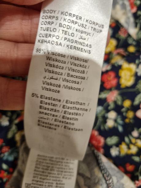 Elastické kvetinkové šaty orsay 40, orsay,40