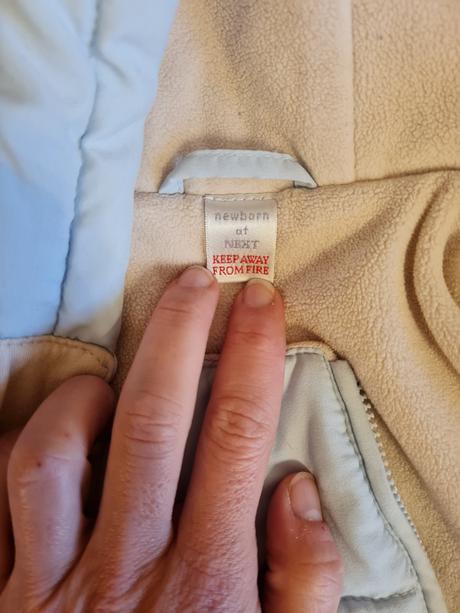 Zimný overal s rukavičkami od 1 - 3 mesiaca, next,<50