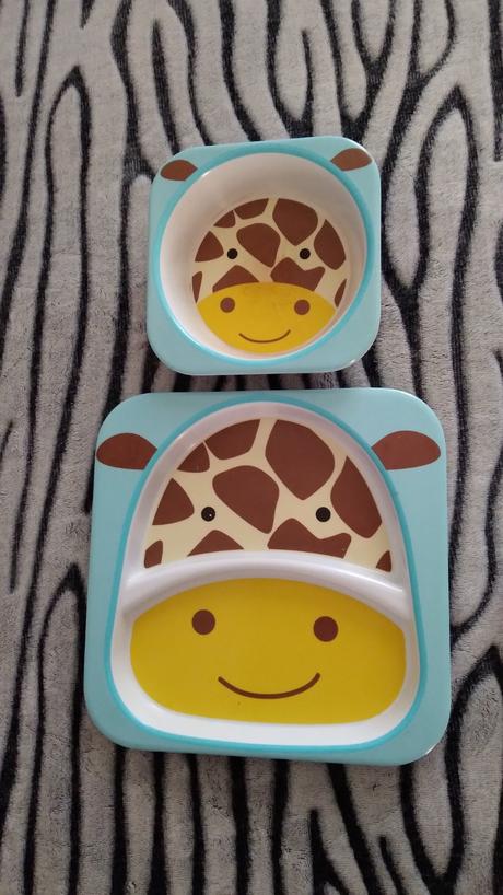 Tanieriky žirafa 6m+ 2ks, 