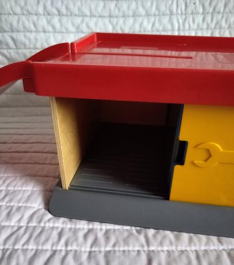Drevená garáž ikea lillabo s rampou, 