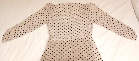 Dlhé bodkované šaty, h&m,36