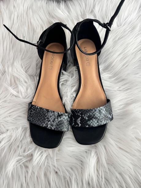 Lasocki sandále na opätku, lasocki,37