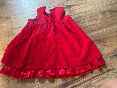 Vianočné šaty 9-12m, 86