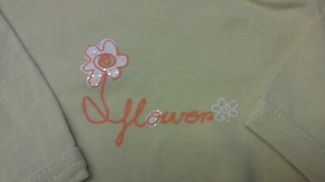 Zelene bodynko s kvetinkou a trblietkami,znkanguru, 56