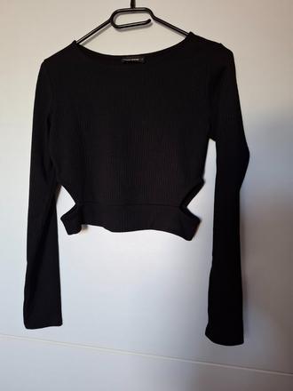 Rebrovaný top a výkrojmi, tally weijl,m