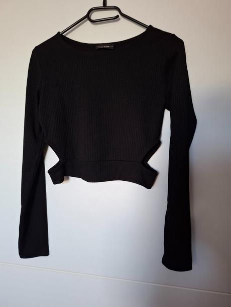 Rebrovaný top a výkrojmi, tally weijl,m