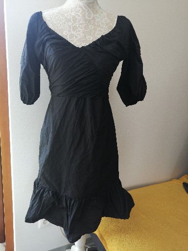 Čierne šaty next v 36, uk 8, kvalita, next,36