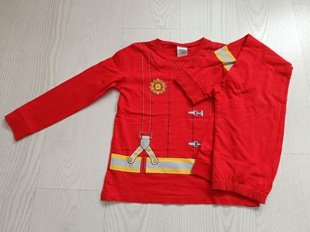 Červené pyžamo, lindex,122