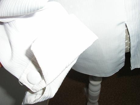 869. elegantná biela blúzka, m