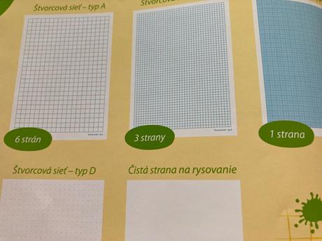 Zošit š- zošit s pracovnými listami na matematiku, 