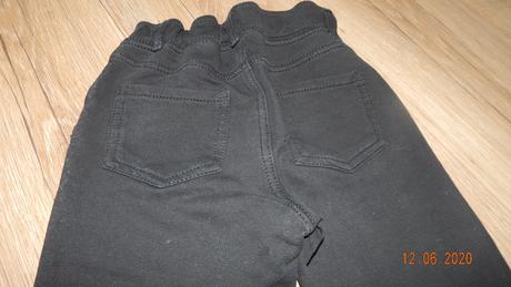 Svetlo hnedé a čierne leginy, h&m,122