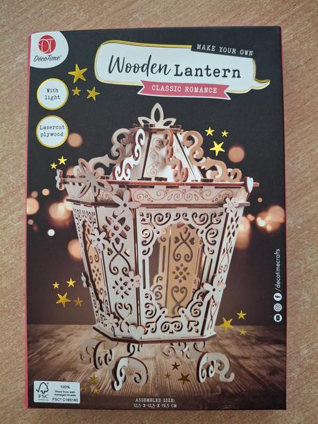 Lampáš drevený diy, 