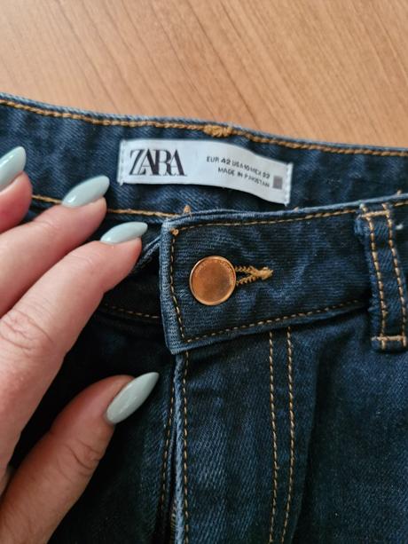 3/4 džínsy zara, zara,l