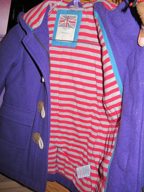 Krásny teplý kabátik mini boden z uk s poštovným, mini boden,98