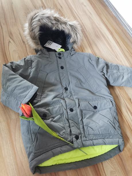 Chlapčenská bunda zimušná h&m, h&m,98 / 110