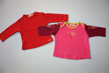 2x tričko s dlhým rukávom, 56