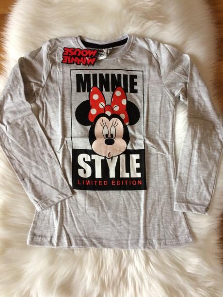 Dievčenské tričko s dl.rukávom minnie mouse., disney,128 / 152