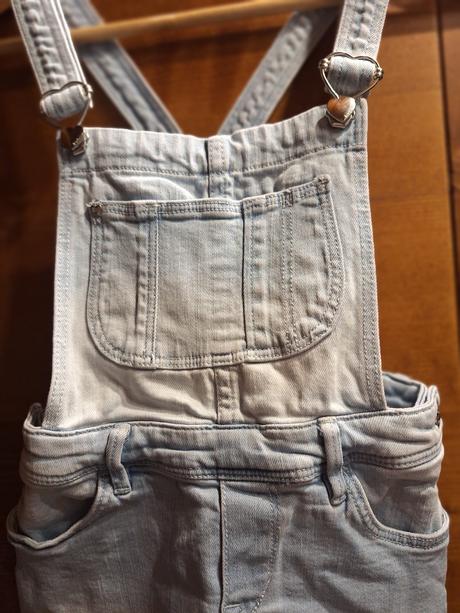 Džinsiva sukňa na traky, h&m,128