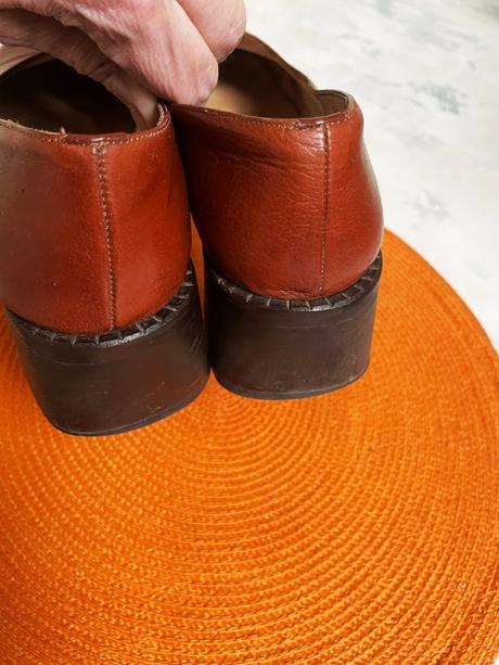 Kožené poltopánky/lodičky, 38