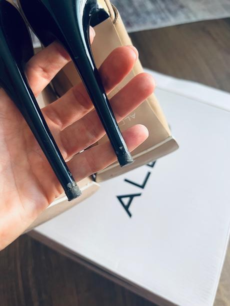 Aldo vysoké kožené sandále, 40