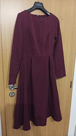 Krásne bordove šaty s, s