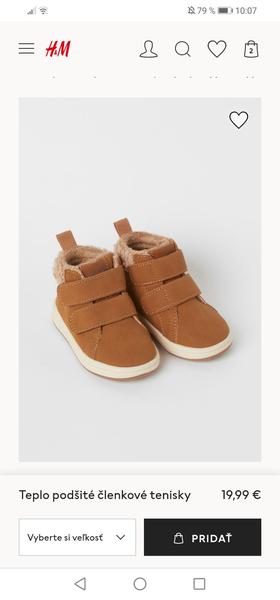 Topánočky z H&M