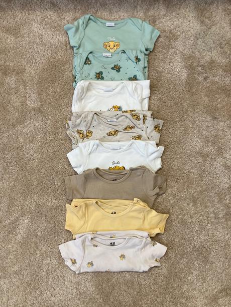 Body s krátkym rukávom, h&m,74