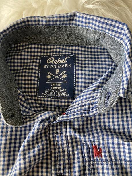 Košeľa rebel by primark 122, primark,122