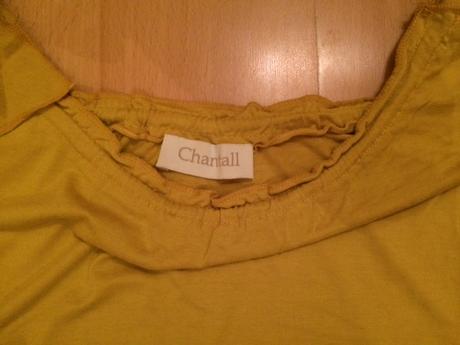 Horčicovo žlté tričko chantall, chantall,m