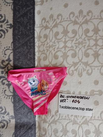 Spodný diel plaviek zn.nickelodeon veľ.104, nickelodeon,104